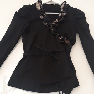 Anne Fontaine posh slenderizing stretch blouse